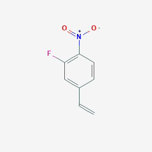 molecular formula C8H6FNO2 B3049201 2-Fluoro-1-nitro-4-vinyl-benzene CAS No. 197777-90-5