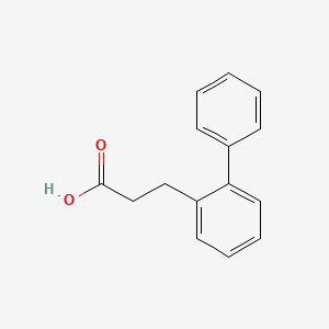molecular formula C15H14O2 B3049222 3-([1,1'-Biphenyl]-2-yl)propanoic acid CAS No. 19853-17-9