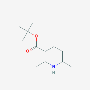 molecular formula C12H23NO2 B3049232 Tert-butyl 2,6-dimethylpiperidine-3-carboxylate CAS No. 1989659-68-8
