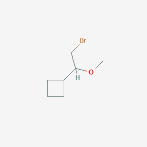 molecular formula C7H13BrO B3049233 (2-Bromo-1-methoxyethyl)cyclobutane CAS No. 1989659-76-8