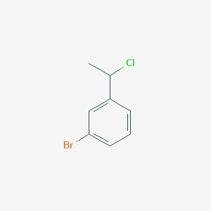 molecular formula C8H8BrCl B3049245 1-Bromo-3-(1-chloroethyl)benzene CAS No. 19935-76-3