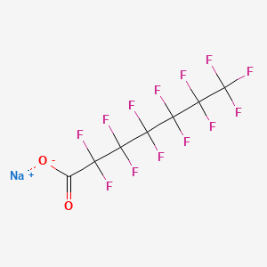 molecular formula C7F13NaO2 B3049295 Sodium perfluoroheptanoate CAS No. 20109-59-5