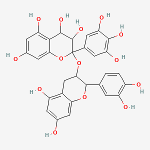 molecular formula C30H26O14 B3049306 Prodelphiniline CAS No. 20136-67-8