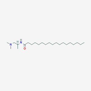 molecular formula C23H48N2O B3049316 N-(2-(Dimethylamino)-1-methylethyl)octadecanamide CAS No. 20182-63-2