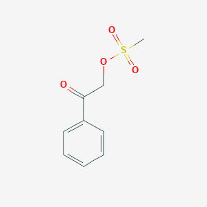 molecular formula C9H10O4S B3049319 phenacyl methanesulfonate CAS No. 20187-61-5