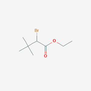 molecular formula C8H15BrO2 B3049323 Ethyl 2-bromo-3,3-dimethylbutanoate CAS No. 20201-39-2