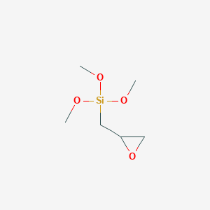 molecular formula C6H14O4Si B3049326 Silane, trimethoxy(oxiranylmethyl)- CAS No. 20222-57-5