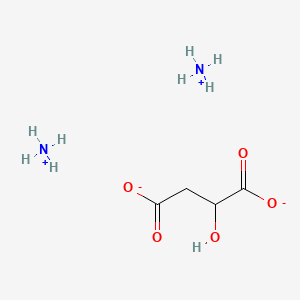 molecular formula C4H9NO5 B3049338 Ammonium malate CAS No. 20261-05-6