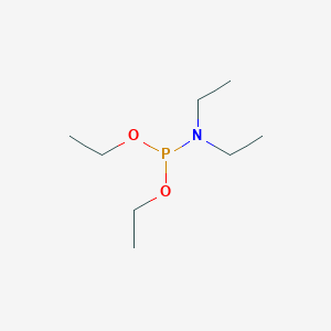 molecular formula C8H20NO2P B3049339 Phosphoramidous acid, diethyl-, diethyl ester (6CI,7CI,8CI,9CI) CAS No. 20262-87-7