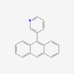 molecular formula C19H13N B3049349 3-(Anthracen-9-yl)pyridine CAS No. 20308-97-8