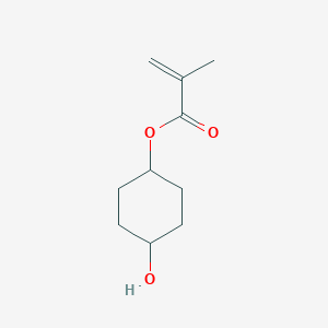 molecular formula C10H16O3 B3049353 2-Propenoic acid, 2-methyl-, 4-hydroxycyclohexyl ester CAS No. 203245-10-7