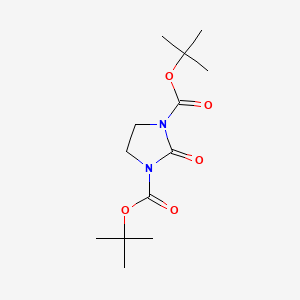 molecular formula C13H22N2O5 B3049382 Di-tert-butyl 2-oxoimidazolidine-1,3-dicarboxylate CAS No. 204452-21-1