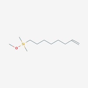 molecular formula C11H24OSi B3049393 Silane, methoxydimethyl-7-octen-1-yl- CAS No. 204775-11-1