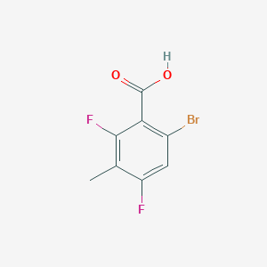 molecular formula C8H5BrF2O2 B3049410 6-Bromo-2,4-difluoro-3-methylbenzoic acid CAS No. 2055119-20-3