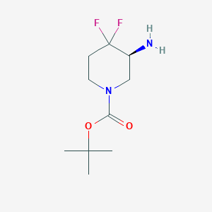 tert-butyl (3S)-3-amino-4,4-difluoropiperidine-1-carboxylate