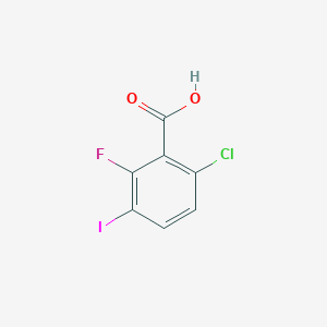 6-Chloro-2-fluoro-3-iodobenzoic acid