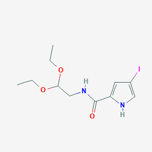 N-(2,2-diethoxyethyl)-4-iodo-1H-pyrrole-2-carboxamide