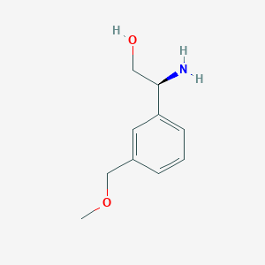 (S)-2-amino-2-(3-(methoxymethyl)phenyl)ethanol