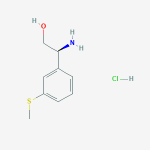 (S)-2-Amino-2-(3-(methylthio)phenyl)ethanol hydrochloride