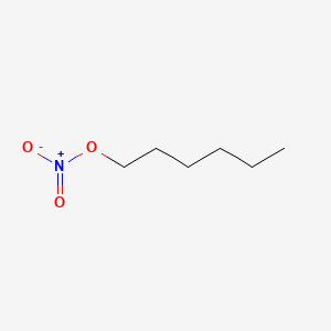 molecular formula C6H13NO3 B3049440 HEXYL NITRATE CAS No. 20633-11-8