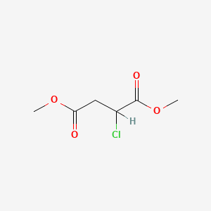 molecular formula C6H9ClO4 B3049447 Dimethyl 2-chlorobutanedioate CAS No. 20662-72-0