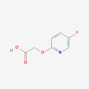 molecular formula C7H6FNO3 B3049452 2-(5-Fluoropyridin-2-yl)oxyacetic acid CAS No. 2070-42-0
