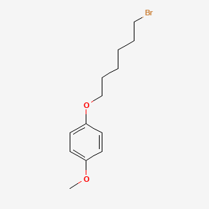 molecular formula C13H19BrO2 B3049462 1-(6-Bromohexyloxy)-4-methoxybenzene CAS No. 20744-11-0
