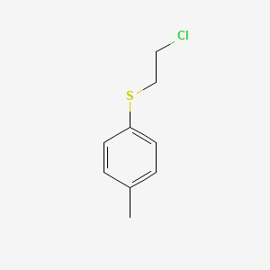 1-[(2-Chloroethyl)thio]-4-methylbenzene