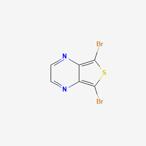 molecular formula C6H2Br2N2S B3049469 5,7-Dibromothieno[3,4-b]pyrazine CAS No. 207805-24-1