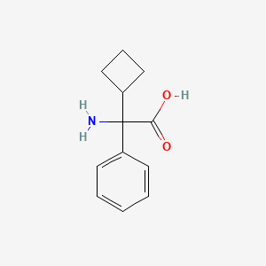 2-Amino-2-cyclobutyl-2-phenylacetic acid