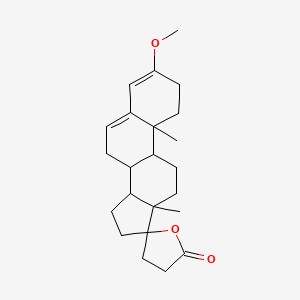 3-Methoxy-10,13-dimethylspiro[1,2,7,8,9,11,12,14,15,16-decahydrocyclopenta[a]phenanthrene-17,5'-oxolane]-2'-one