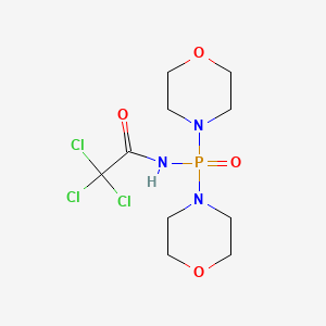 2,2,2-trichloro-N-(dimorpholinophosphoryl)acetamide