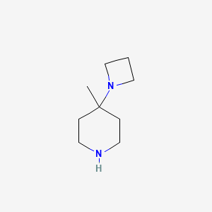 4-(Azetidin-1-yl)-4-methylpiperidine