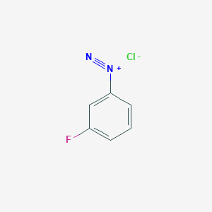 Benzenediazonium, 3-fluoro-, chloride