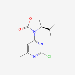 (R)-3-(2-Chloro-6-methyl-4-pyrimidinyl)-4-isopropyl-2-oxazolidinone