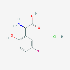 (2R)-2-Amino-2-(5-fluoro-2-hydroxyphenyl)acetic acid HCl