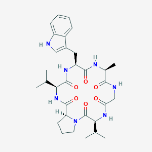 molecular formula C31H43N7O6 B030495 Segetalin A CAS No. 161875-97-4