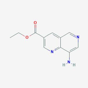 Ethyl 8-amino-1,6-naphthyridine-3-carboxylate