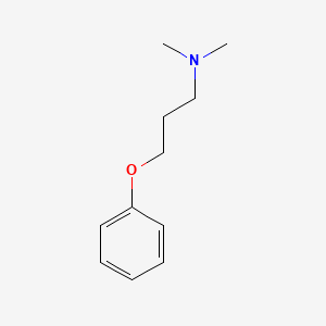 molecular formula C11H17NO B3049504 N,N-dimethyl-3-phenoxypropan-1-amine CAS No. 20904-57-8