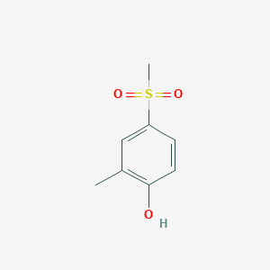 molecular formula C8H10O3S B3049510 4-Methanesulfonyl-2-methyl-phenol CAS No. 20945-71-5
