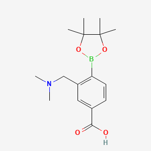 2-(Dimethylaminomethyl)-4-carboxyphenylboronic acid pinacol ester