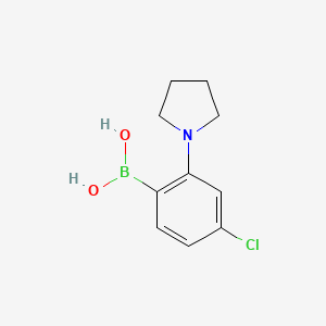 4-Chloro-2-(pyrrolidin-1-YL)phenylboronic acid