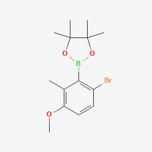 6-Bromo-3-methoxy-2-methylphenylboronic acid, pinacol ester