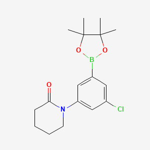 3-Chloro-5-(2-piperidon-1-yl)phenylboronic acid, pinacol ester