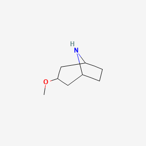 molecular formula C8H15NO B3049541 3-Methoxy-8-azabicyclo[3.2.1]octane CAS No. 209733-22-2