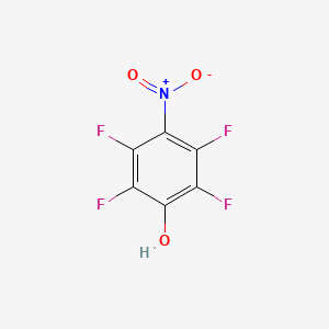 molecular formula C6HF4NO3 B3049545 2,3,5,6-Tetrafluoro-4-nitrophenol CAS No. 20994-04-1