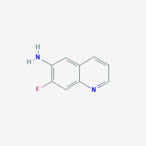 molecular formula C9H7FN2 B3049554 7-Fluoroquinolin-6-amine CAS No. 2102411-80-1