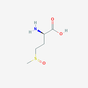 molecular formula C5H11NO3S B3049566 D-Methionine sulfoxide CAS No. 21056-56-4