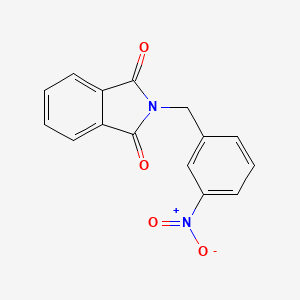 molecular formula C15H10N2O4 B3049573 2-(3-Nitrobenzyl)isoindoline-1,3-dione CAS No. 21081-63-0