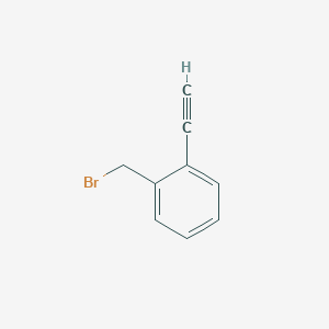 molecular formula C9H7B B3049590 1-(Bromomethyl)-2-ethynylbenzene CAS No. 211508-95-1